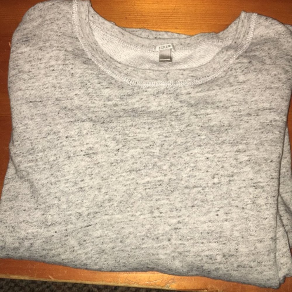 J-crew Gray Cozy Sweater